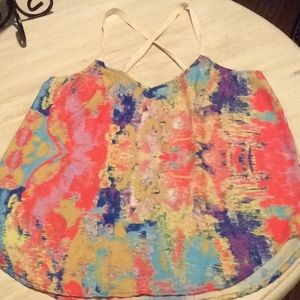 GLAM Top cami top multi colors size Medium